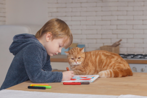 絵を描く子ども